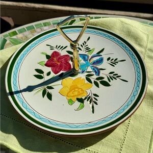 STANGL Pottery Serving Tray Country Garden Platter Vintage New Jersey